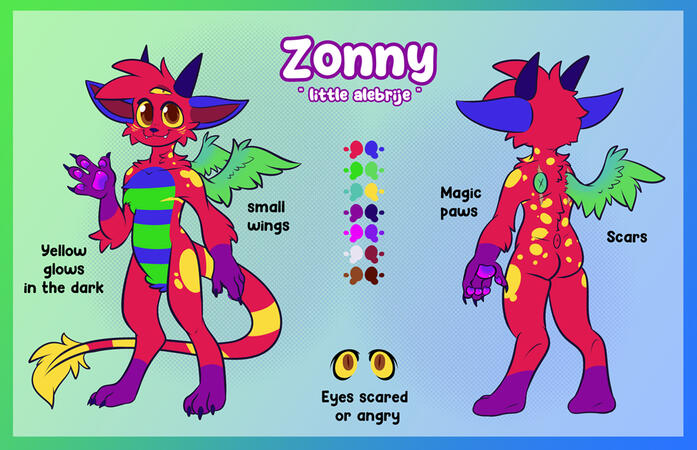 Alebrije Reference sheet